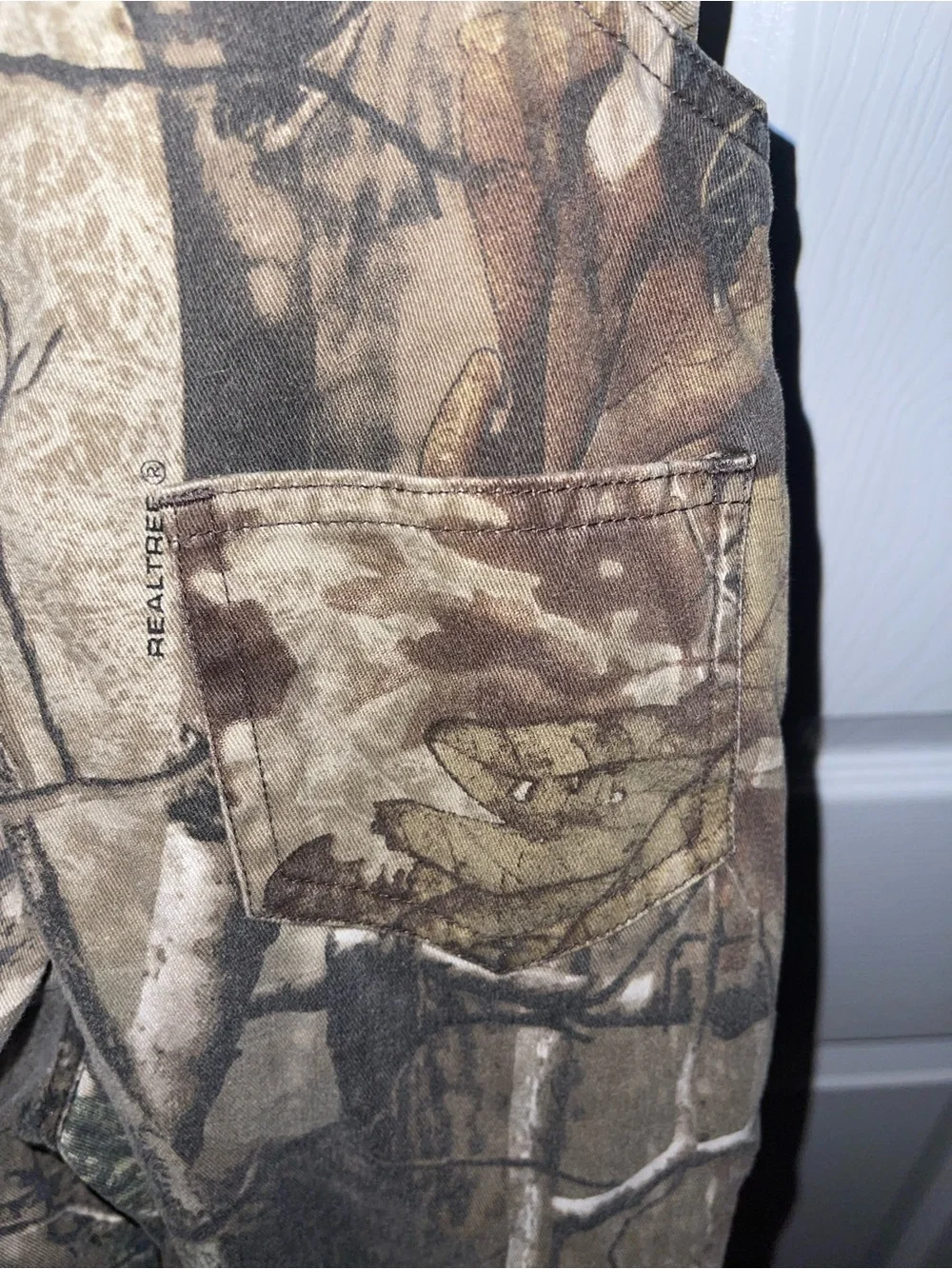 Bass Pro Shops boys 3T Real Tree camouflage overalls